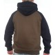 BLUZA REGLAN Z ZAMKIEM + KAPTUR