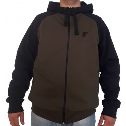 BLUZA REGLAN Z ZAMKIEM + KAPTUR